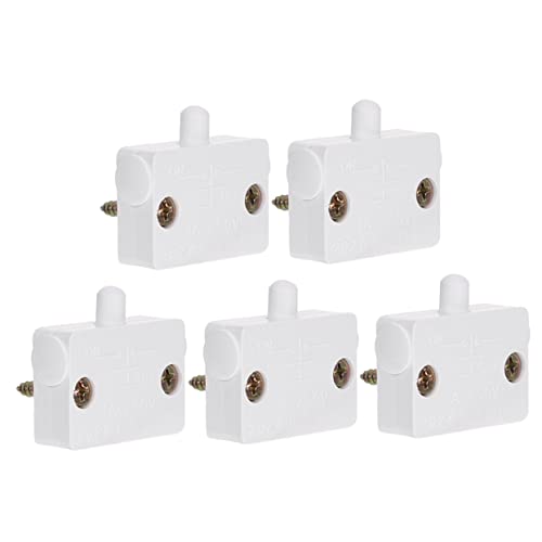 Gadpiparty 5stücke Türschalter Für Schranklicht Automatisches Ein-aus Bei Türöffnung Schließung Passend Für Kleiderschranklicht Speisekammerlicht Und Andere Schranklichter Robuste Konstruktio von Gadpiparty