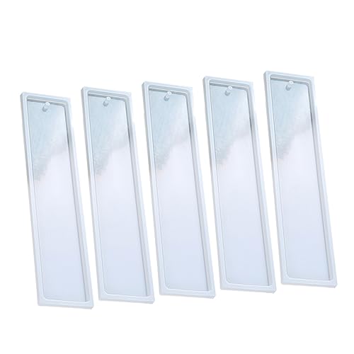 Gadpiparty 5Stücke Silikon Lesezeichen Gussform für DIY Bastelprojekte Wiederverwendbare Silikonform zur Herstellung von Lesezeichen Flexible und Langlebige Epoxidharz Schmuckform Gadpiparty 5Stücke Silikon Lesezeichen Gussform für DIY Bastelprojekte Wiederverwendbare Silikonform zur Herstellung von Lesezeichen Flexible und Langlebige Epoxidharz Schmuckform von Gadpiparty