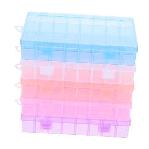 Gadpiparty 5stücke Perlen Kunststoffbox Schmuck Organizer Box Medizinbox Ringbox Für Nailart-aufbewahrung Kleinigkeiten-ordnungslack von Gadpiparty