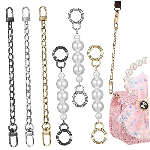 Gadpiparty 6 Stck. Teiliges Perlen Handtaschenkette für Frauen Stilvolle Handtaschen Ketten mit Haken um Ihren Look zu Verwandeln Verschönern Metalloberfläche und Einzigartiges Design für Gadpiparty 6 Stck. Teiliges Perlen Handtaschenkette für Frauen Stilvolle Handtaschen Ketten mit Haken um Ihren Look zu Verwandeln Verschönern Metalloberfläche und Einzigartiges Design für von Gadpiparty