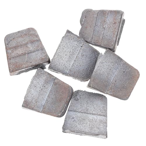 Gadpiparty 6 Stk fester Keil Eisenkeile Keil für Hammer Eisenwerkzeug Befestigungs Keile Werkzeugkeil Werkzeuggriffkeil Hammerstielkeil Axtkeilkegel Reparatur des Hammerstiels Spaltkeil Grey von Gadpiparty