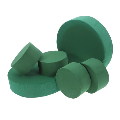 Gadpiparty 6 Stück Blumenschaumblöcke Runder Grüner Nass Trocken Blumenschaum Für Blumenarrangements Floristenbedarf Hochzeits Und Partydekorationen Gadpiparty 6 Stück Blumenschaumblöcke Runder Grüner Nass Trocken Blumenschaum Für Blumenarrangements Floristenbedarf Hochzeits Und Partydekorationen von Gadpiparty