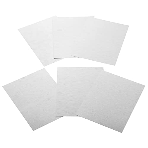 Gadpiparty 6 Stück Leerer Aluminiumplattenfotorahmen Bilderrahmen Wand Kartenuntermauer bettwäsche Notizbuch Sublimationsrohlinge Sublimation leer Aluminiumlegierung Silber von Gadpiparty