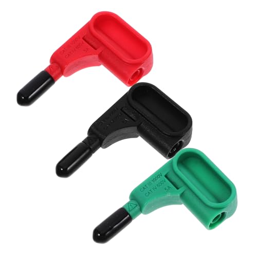 Gadpiparty 6 Stück Magnetische Testsonden Bananenstecker Praktische Magnetische Messspitzen für Multimeter Farbcodiert Rot Schwarz Grün Schnelles Anschlussdesign für Vielseitige Elektrische von Gadpiparty
