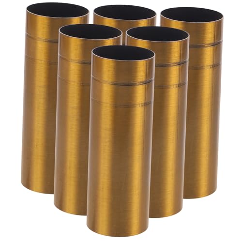 Gadpiparty 6 Stück Metall Hülsen für Kronleuchter Lampenfassung Robuste Abdeckungen für Kerzenhalter Einfache Montage Passend für Deckenlampen und Kristallleuchter Goldbronze Gadpiparty 6 Stück Metall Hülsen für Kronleuchter Lampenfassung Robuste Abdeckungen für Kerzenhalter Einfache Montage Passend für Deckenlampen und Kristallleuchter Goldbronze von Gadpiparty