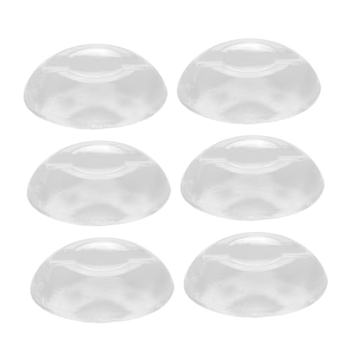 Gadpiparty 6 Stück Selbstklebender Türgriffschutz Transparent Türstopper Wandpuffer Geräuschdämpfend Stoßdämpfer Türschutz für Möbel Wände ohne Bohren Wiederverwendbar von Gadpiparty
