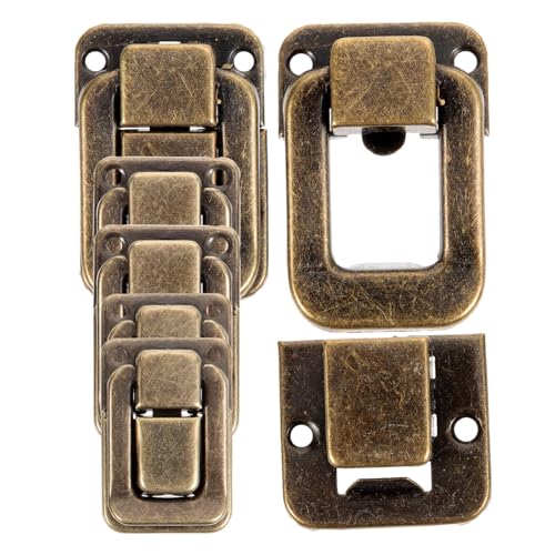 Gadpiparty 6 Stück Teiliges Box Hasp für Schmuckkästen Klare Verschlüsse mit Vintage Design Installieren für Diy Projekte und Verschiedene Boxen von Gadpiparty