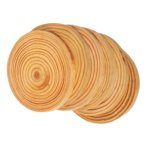 Gadpiparty 6 Stück Teiliges Rustikale Holzscheiben Naturbelassene Runde Holzstücke als Kreative Untersetzer für Diy Malprojekte Tischschutz und Wohnkultur Gadpiparty 6 Stück Teiliges Rustikale Holzscheiben Naturbelassene Runde Holzstücke als Kreative Untersetzer für Diy Malprojekte Tischschutz und Wohnkultur von Gadpiparty