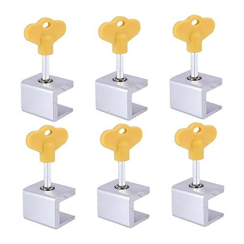 Gadpiparty 6 Stück Teiliges Schiebefensterschloss für Sicherheits Türen Verstellbare Aluminium Legierung Kindersicherung für Fenster und Türen Installieren ohne Bohren Silberfarben Gadpiparty 6 Stück Teiliges Schiebefensterschloss für Sicherheits Türen Verstellbare Aluminium Legierung Kindersicherung für Fenster und Türen Installieren ohne Bohren Silberfarben von Gadpiparty
