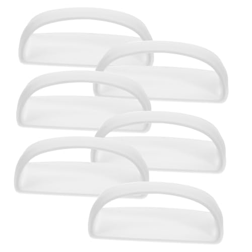 Gadpiparty 6 Stück Teiliges Selbstklebendes Möbelgriff Weiß Ergonomische Tür und Schubladengriffe Ohne Bohren Robuste Oberfläche Einfach zu Montieren für Schränke Schiebetüren Glas und Gadpiparty 6 Stück Teiliges Selbstklebendes Möbelgriff Weiß Ergonomische Tür und Schubladengriffe Ohne Bohren Robuste Oberfläche Einfach zu Montieren für Schränke Schiebetüren Glas und von Gadpiparty