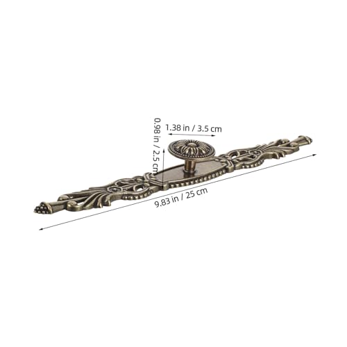 Gadpiparty 6 Stück Teiliges Vintage Möbelgriffe aus Zinklegierung Lange Antike Schubladengriffe Korrosionsbeständig Komfortabler Retro stil für Küchen Kleiderschrank Kommodentüren von Gadpiparty