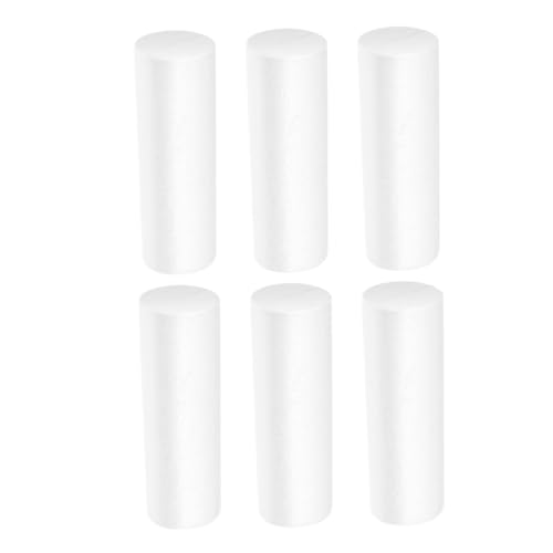 Gadpiparty 6stücke Schaumstoffzylinder Aus Polystyrol in Rohrform Bastelschaum Für Blumenarrangements DIY-modellierstäbe Schaumstoffblöcke Zum Modellieren Bastelmaterial Für von Gadpiparty