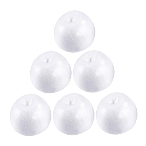 Gadpiparty 6 Stück Teiliges Weiße Schaumstoff äpfel aus Polystyrol Unbemalt Leichtes DIY Bastelzubehör für Schulprojekte Künstliche Äpfel für Kreative Dekoration und Partygestaltung Gadpiparty 6 Stück Teiliges Weiße Schaumstoff äpfel aus Polystyrol Unbemalt Leichtes DIY Bastelzubehör für Schulprojekte Künstliche Äpfel für Kreative Dekoration und Partygestaltung von Gadpiparty