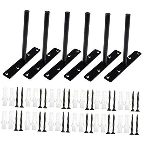 Gadpiparty 6 Stück Unsichtbare Regalhalterungen Regalträger für Schwebende Wandmontage Zubehör für Diy Bücherregale und Stauraum Rostfrei mit Schrauben und Dübel Gadpiparty 6 Stück Unsichtbare Regalhalterungen Regalträger für Schwebende Wandmontage Zubehör für Diy Bücherregale und Stauraum Rostfrei mit Schrauben und Dübel von Gadpiparty