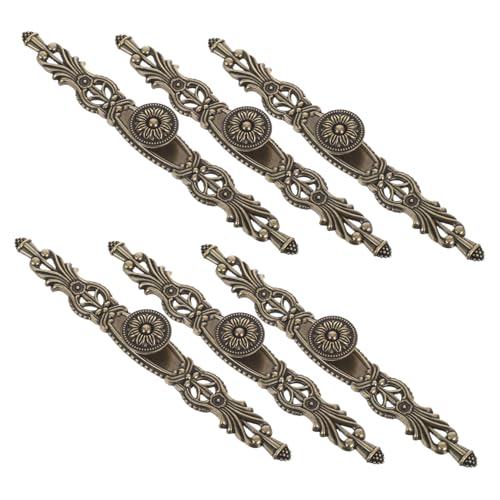 Gadpiparty 6 Stück Vintage Schubladengriffe aus Zinklegierung Antikbronze Möbelgriffe mit Langem Design Retro Stil für Küchenschränke Kommoden Kleiderschränke Einfache Reinigung Komfortabler Gadpiparty 6 Stück Vintage Schubladengriffe aus Zinklegierung Antikbronze Möbelgriffe mit Langem Design Retro Stil für Küchenschränke Kommoden Kleiderschränke Einfache Reinigung Komfortabler von Gadpiparty