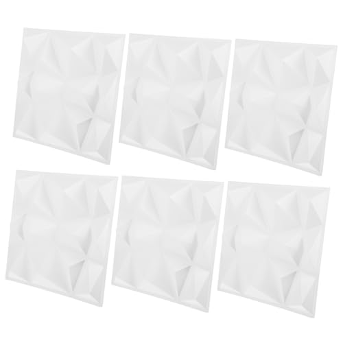 Gadpiparty 6 Stück Wandpaneele Selbstklebend PVC Dekorative Wandverkleidung für Innenwand Hotel Lobby Wohnzimmer Tv Hintergrund Weiß Seidenmatt Gadpiparty 6 Stück Wandpaneele Selbstklebend PVC Dekorative Wandverkleidung für Innenwand Hotel Lobby Wohnzimmer Tv Hintergrund Weiß Seidenmatt von Gadpiparty