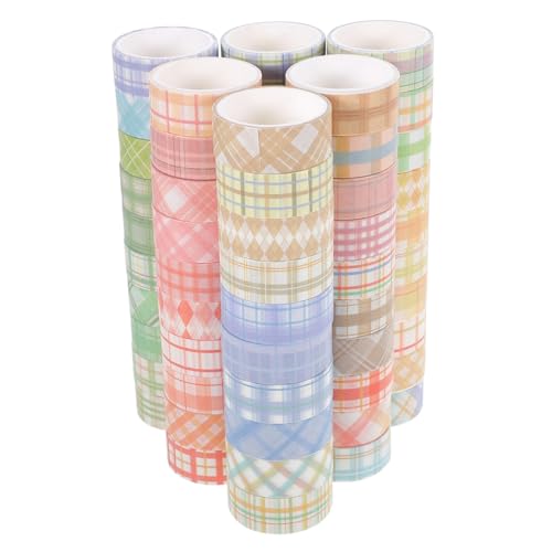 Gadpiparty 60 Rollen Washi Tape Set mit Karomuster Buntes DIY Scrapbooking Klebeband Reißfestes Mehrfach Verwendbares Masking Tape für Geschenkverpackung Planer Kunsthandwerk und Dekoration Gadpiparty 60 Rollen Washi Tape Set mit Karomuster Buntes DIY Scrapbooking Klebeband Reißfestes Mehrfach Verwendbares Masking Tape für Geschenkverpackung Planer Kunsthandwerk und Dekoration von Gadpiparty