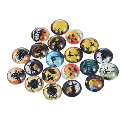Gadpiparty 60 Stück Runde Halloween-Muster Glas Cabochons Flach Rückseite Schmuck Patches DIY Zubehör für Halsketten Armbänder Ohrringe Basteln Gadpiparty 60 Stück Runde Halloween-Muster Glas Cabochons Flach Rückseite Schmuck Patches DIY Zubehör für Halsketten Armbänder Ohrringe Basteln von Gadpiparty