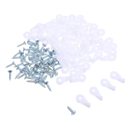 Gadpiparty 60 Stück Spiegelclips Befestigung für Glasmontage Stabile Halterungen aus Hochwertigem Material Passend für Rahmenlose Spiegel Einfache Diy-installation für Schrank Wandspiegel von Gadpiparty