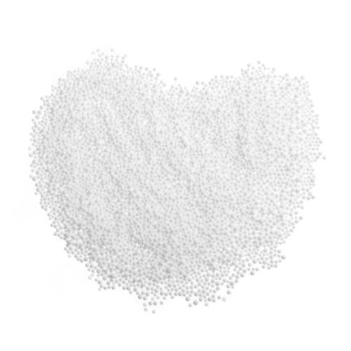 Gadpiparty 60000 Stück DIY Schaumstoffkugeln Weiß für Kinderhandwerk Bastelmaterial für Fischschalen und Blumentopfdekorationen Leicht für Kreative Projekte von Gadpiparty