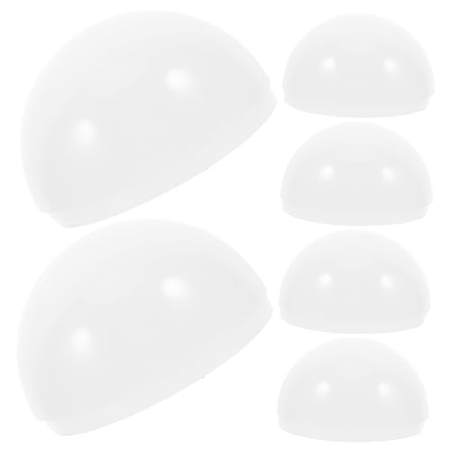 Gadpiparty 6Stücke Flache PC Lampenschirmabdeckungen für LED Lampen Halb Runde Fog Diffusoren für Deckenleuchten Vielseitig Einsetzbar Elegantes Design von Gadpiparty