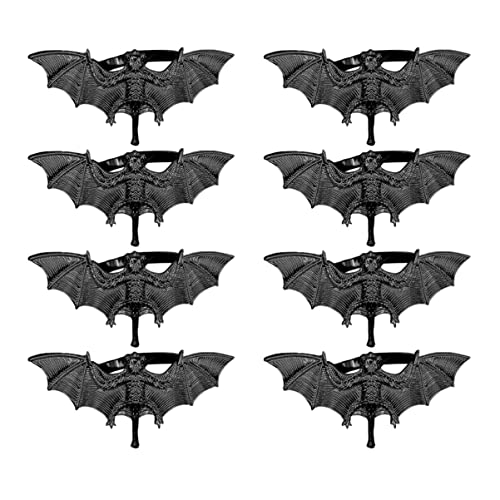Gadpiparty 8 STK Fledermaus Serviettenschnalle Halloween-Party Liefert Gefälligkeiten Halloween-tischdekorationen Serviettenring Fledermaus Abendessen Handtuchring Tier Legierung Schreibtisch von Gadpiparty
