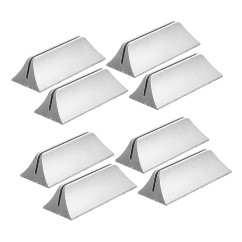 Gadpiparty 8 Stück Büro Bildschirmclip Büro Schreibtisch Metall Raumteiler Ständer Schreibtisch Trennwand Unterstützung Trennwand Halterungen Bildschirm Trennwand Clip Küchen von Gadpiparty