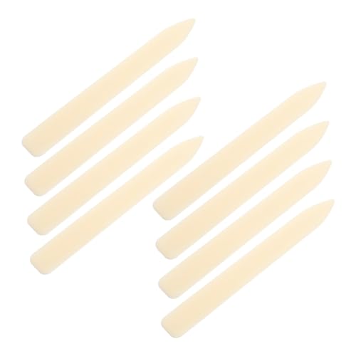 Gadpiparty 8 Stück Knochenschaber Aus Rinderimitat Ordner Papierfreaser Brennwerkzeug Origami-papierhalter Buchbindesets Papierfaltwerkzeug Papierbewertungstool Papierritzer Weiß Plastik von Gadpiparty