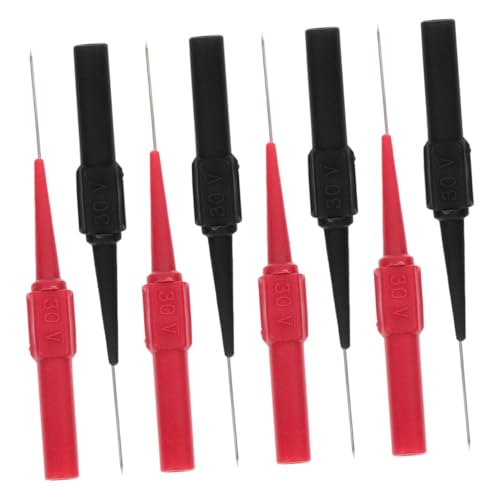 Gadpiparty 8 Stück Teiliges Multimeter Prüfsonden Set Bananenstecker Präzisions Messspitzen für Elektrische Tests für Schaltkreise und Reparaturen Langlebige Konstruktion und Gadpiparty 8 Stück Teiliges Multimeter Prüfsonden Set Bananenstecker Präzisions Messspitzen für Elektrische Tests für Schaltkreise und Reparaturen Langlebige Konstruktion und von Gadpiparty