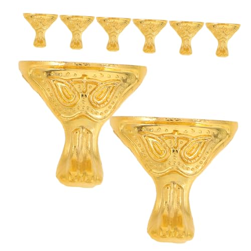 Gadpiparty 8 Stück Teiliges Zinklegierung Boxbeine mit Retro Tiergesicht Design rutschfeste Möbelbeine und Eckschutz für Schmuckkästen Geschenkboxen Handwerksprojekte Stabile Vintage Gadpiparty 8 Stück Teiliges Zinklegierung Boxbeine mit Retro Tiergesicht Design rutschfeste Möbelbeine und Eckschutz für Schmuckkästen Geschenkboxen Handwerksprojekte Stabile Vintage von Gadpiparty