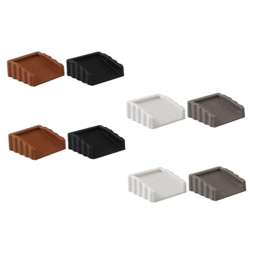 Gadpiparty 8Stücke Tpr Türstopper für Zuhause und Büro Geräuschreduzierung und Wandschutz Wind Türkeilblock Passend für Teppich Vinyl und Holzböden von Gadpiparty
