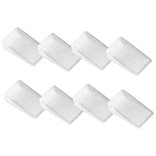 Gadpiparty 8stücke Teiliges Möbelkeile Multifunktionale Unterlegkeile Für Toiletten Tische Schränke Transparent rutschfest Zum Nivellieren Und Schutz Keramikböden von Gadpiparty