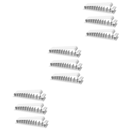 Gadpiparty 9 Stck Teiliges Kabelhalter Set Selbstklebend mit Kabelschlitzen Vielseitiger Kabelmanagement Organizer für Schreibtisch Büro Auto Geeignet für USB und Netzkabel Einfache von Gadpiparty