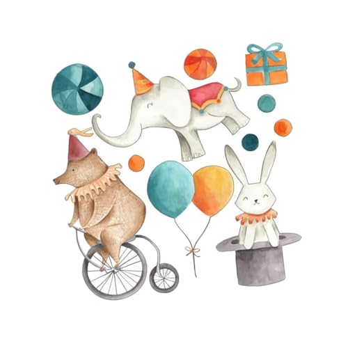Gadpiparty Wandaufkleber Mit Elefanten Und Kaninchen Für Kinderzimmer Und Schlafzimmer Tiermuster-design Für Dekoration Von Wohnzimmer Und Spielzimmer Gadpiparty Wandaufkleber Mit Elefanten Und Kaninchen Für Kinderzimmer Und Schlafzimmer Tiermuster-design Für Dekoration Von Wohnzimmer Und Spielzimmer von Gadpiparty