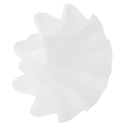 Gadpiparty Acryl Lampenschirm Blumenform Ersatz Lampenschirm Deckenleuchte Hängelampe Weiß Für Wohnzimmer Schlafzimmer Restaurant Cafés von Gadpiparty