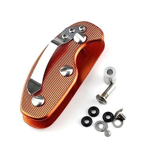 Gadpiparty Aluminium Schlüsselhalter Clip für Outdoor Orange Werkzeug mit Rutschfester Oberfläche Passend für Schlüssel Kompakte Leichtes Aluminiumlegierungsmaterial Gadpiparty Aluminium Schlüsselhalter Clip für Outdoor Orange Werkzeug mit Rutschfester Oberfläche Passend für Schlüssel Kompakte Leichtes Aluminiumlegierungsmaterial von Gadpiparty