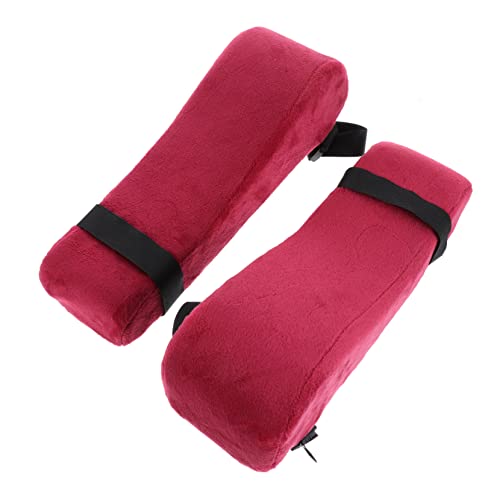 Gadpiparty Armlehnenkissen 2 Stücke Komfortable Memory Foam Stuhl Armlehne Pads für Büro und Zuhause Ergonomische Ellenbogenstütze mit Elastischer Abdeckung für Einfache Installation von Gadpiparty