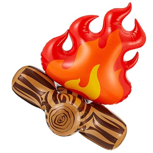 Gadpiparty Aufblasbare Flamme Modell Hof Dekoration Requisiten PVC aufblasbare Lagerfeuer Camping Party Requisiten realistisches Lagerfeuer aufblasbares Feuer Weihnachtskamin Ornament Mini 3D von Gadpiparty