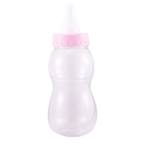 Gadpiparty Babyflasche Sparschwein Lustige Milchflasche Sparbüchse Babyflasche Süßigkeiten Münzdose Spardose Babyparty Herzstück Dekor Rosa von Gadpiparty
