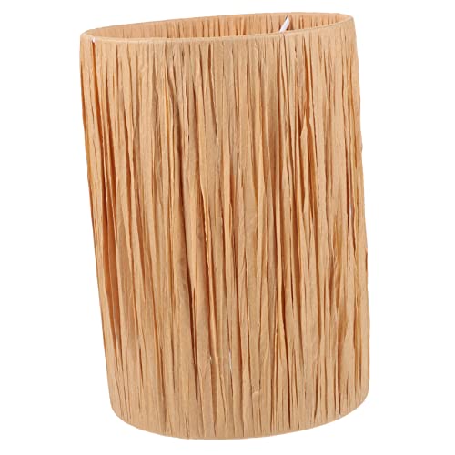 Gadpiparty Bast Lampenschirm Nachttischlampenschirm Papierlaternenlampe Lampenschirm für Stehlampe Geäst Kronleuchter Schatten kleiner Lampenschirm schmücken Wandlampe Metall von Gadpiparty