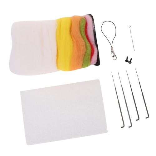 Gadpiparty Bastelwerkzeug Für Gefühlt Lieferungen Plüschpuppe Bausätze Wolle Herstellung Wollfilzset Bausatz Kaninchen Anlasser Verfilzt Figur Wollfilzpuppe Für Anfänger von Gadpiparty