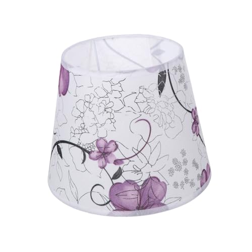 Gadpiparty Blumenmuster Stoff Lampenschirm Tischlampe Dekorativer Lampenschirm mit Installieren für Wohnzimmer Schlafzimmer Kinderzimmer Elegantes Wohnaccessoire von Gadpiparty