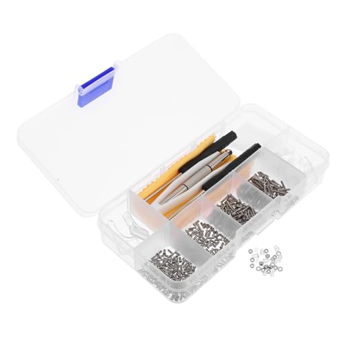 Gadpiparty Brillen Reparaturset mit Schrauben Teiliges Set für Brillen Sonnenbrillen und Uhren Schraubendreher Klarer Kunststoffbox Einfach zu Bedienen und Vielseitig Einsetzbar Gadpiparty Brillen Reparaturset mit Schrauben Teiliges Set für Brillen Sonnenbrillen und Uhren Schraubendreher Klarer Kunststoffbox Einfach zu Bedienen und Vielseitig Einsetzbar von Gadpiparty