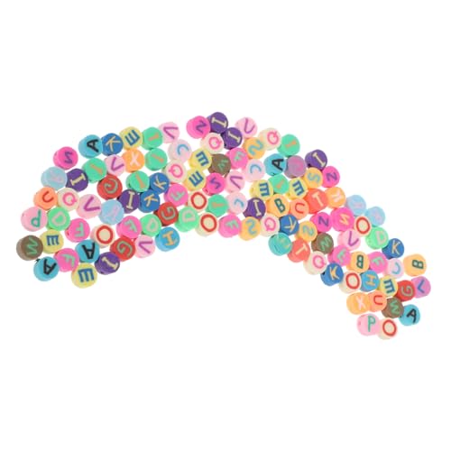Gadpiparty Bunte Polymer Clay Spacer Beads Runde Buchstabenperlen für Diy Armbänder Schmuck und Bastelprojekte ca Bastelmaterialien Gadpiparty Bunte Polymer Clay Spacer Beads Runde Buchstabenperlen für Diy Armbänder Schmuck und Bastelprojekte ca Bastelmaterialien von Gadpiparty