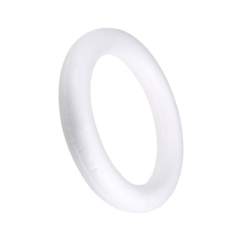 Gadpiparty DIY Runder Schaumstoffring Für Basteln Und Dekoration Weißer Schaumstoffring Als Hochzeitsdeko Und Partyaccessoire Leicht Und Ungiftig von Gadpiparty