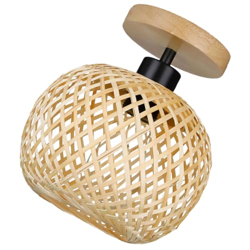 Gadpiparty Deckenleuchte Gewebt Vintage Deckenlampe für Wohnzimmer Schlafzimmer und Esszimmer Rustikale Deckenlampe Einfach zu Installieren Gadpiparty Deckenleuchte Gewebt Vintage Deckenlampe für Wohnzimmer Schlafzimmer und Esszimmer Rustikale Deckenlampe Einfach zu Installieren von Gadpiparty