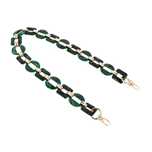 Gadpiparty Detachable Resin Bag Chain Retro Style Replacement Strap für Damenhandtaschen DIY Zubehör Langlebige Acrylkette Umhängekette Grün Gadpiparty Detachable Resin Bag Chain Retro Style Replacement Strap für Damenhandtaschen DIY Zubehör Langlebige Acrylkette Umhängekette Grün von Gadpiparty