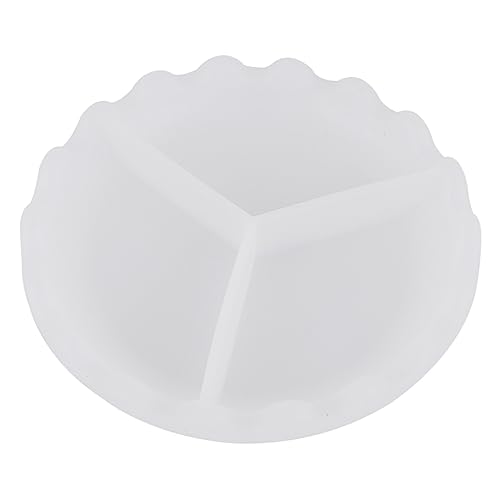 Gadpiparty Diy Silikonform für Epoxidharz Kreative Spiegelform Runde Flache Platte für Handgemachte Kunstprojekte Weiß Gadpiparty Diy Silikonform für Epoxidharz Kreative Spiegelform Runde Flache Platte für Handgemachte Kunstprojekte Weiß von Gadpiparty