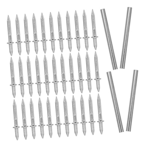 Gadpiparty Doppelkopf Holzsockelleisten Nägel mit Nahtlosem Gewinde und Unsichtbarer Sicherung Inklusive Montagehülsen Hochfeste Holzschrauben für Treppenstufen Wandbefestigung Gadpiparty Doppelkopf Holzsockelleisten Nägel mit Nahtlosem Gewinde und Unsichtbarer Sicherung Inklusive Montagehülsen Hochfeste Holzschrauben für Treppenstufen Wandbefestigung von Gadpiparty