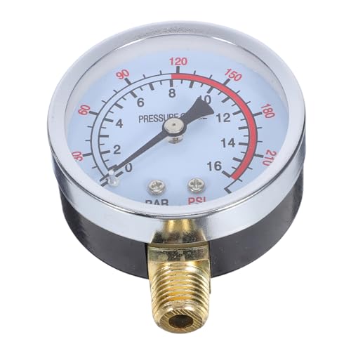 Gadpiparty Druckmesser Vertikal Radial Präzisionsmessgerät für Mechanische und Chemische Anwendungen für Luftkompressoren und Pneumatische Werkzeuge Gadpiparty Druckmesser Vertikal Radial Präzisionsmessgerät für Mechanische und Chemische Anwendungen für Luftkompressoren und Pneumatische Werkzeuge von Gadpiparty